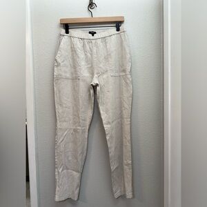 THEORY Northsound Linen Blend Pants Size 6